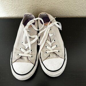 Converse Chuck Taylor Double Tongue Violet Orange Girl's Sneakers Size 2